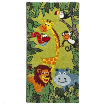 Brooklyn 53747 Kids Jungle Soft Green Rug-Think Rugs-Rug Love - The Most Loved Rug Store